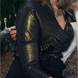 Metallic Black Women's jumpsuit